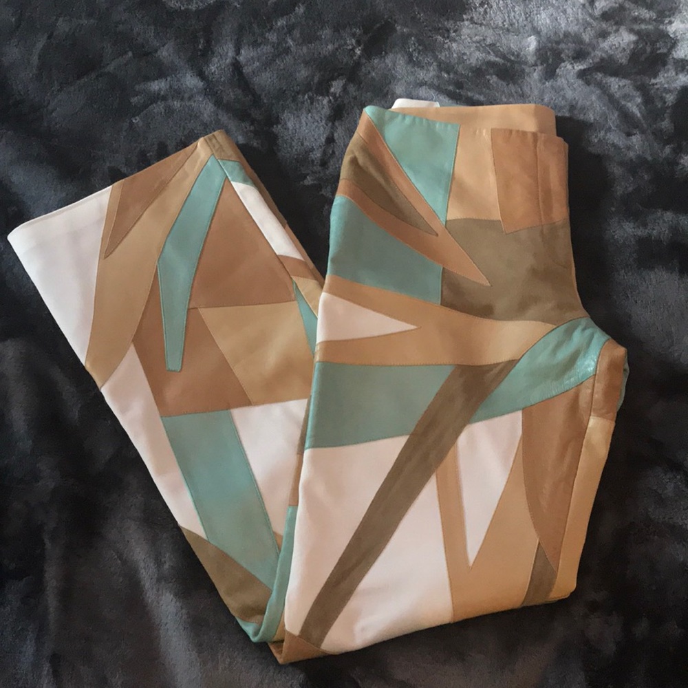 NWT Elements by Vakko Leather Pants